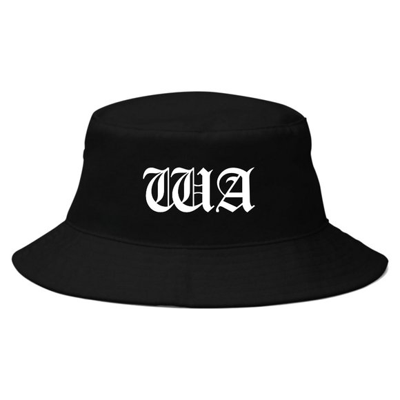 Washington Bucket Hat, Old School, Hippie, Hip Hop, Retros 90s - Picture 1 of 1